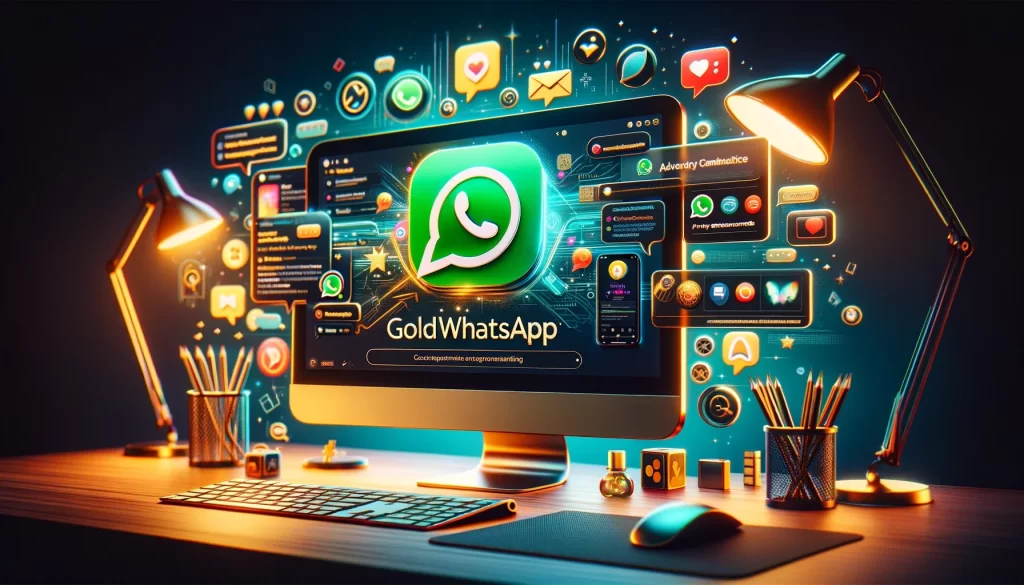 Goldwhatsapp apk on your pc